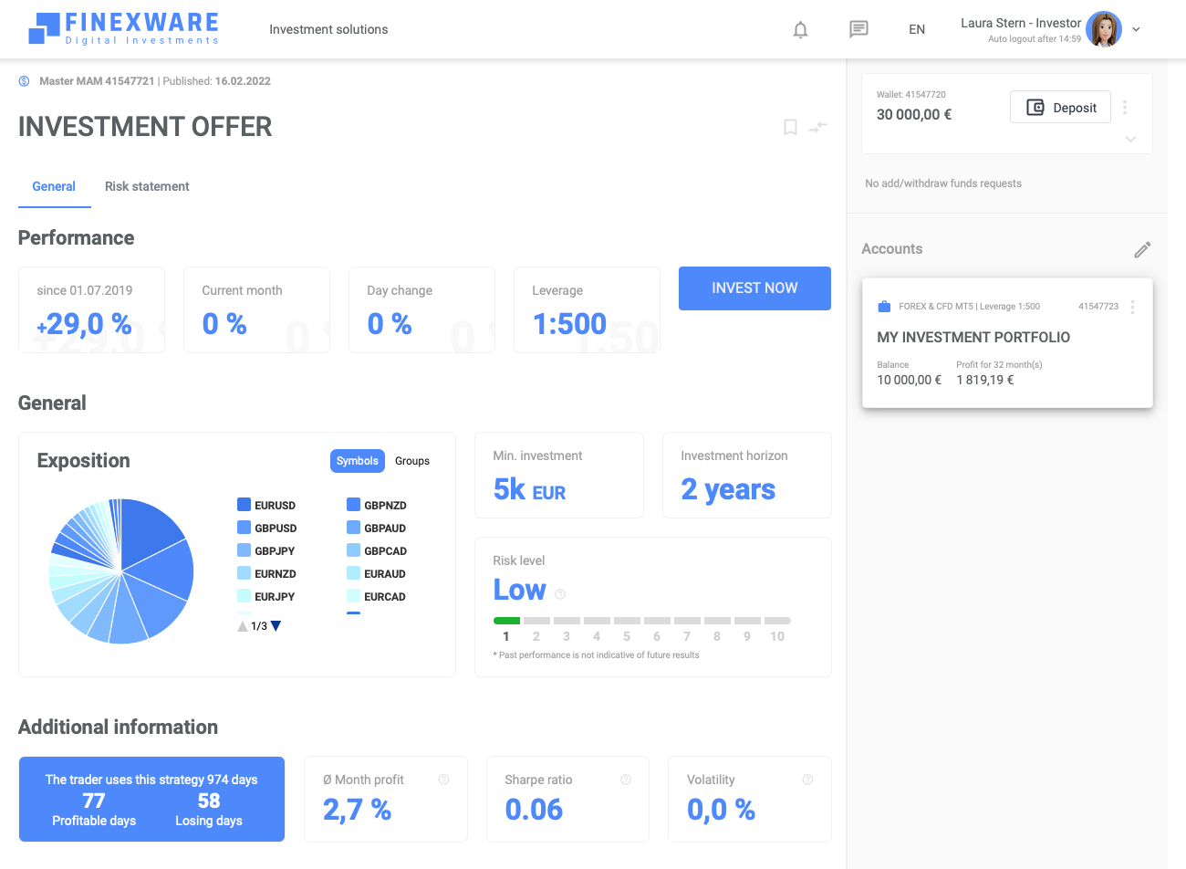 Easy to connect new investors | FINEXFOLIO